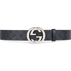 Gucci Herr - Svarta Kläder Gucci GG Supreme Belt with Buckle - Black/Grey