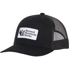 Skinn Kepsar Marmot Retro Trucker Hat Black/Black