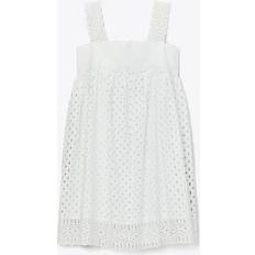 Tory Burch Cotton broderie anglaise minidress white