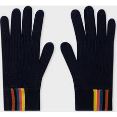 Paul Smith Blåa Accessoarer Paul Smith Navy Artist Stripe Gloves Blue UNI