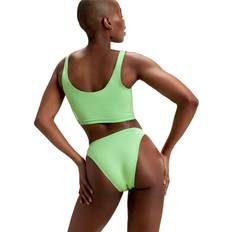Speedo Dam Bikiniunderdelar Speedo – Grön bikiniunderdel med hög benskärning-Grön/a