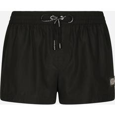 Dolce & Gabbana Badkläder Dolce & Gabbana Embellished swim shorts black