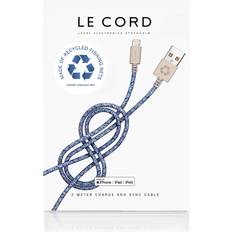 Le Cord iPhone Lightning cable 2 recycled fishing nets