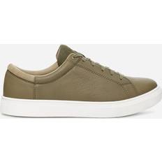 UGG Herr Sneakers UGG Baysider Low Weather Trainer for Men in Green, 10, Leather