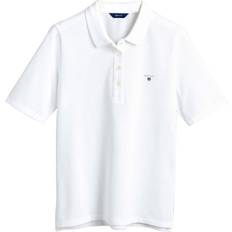 Gant Dam - Vita T-shirts & Linnen Gant Original piké ls White