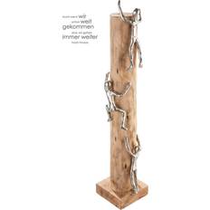 Gilde Dekorativ skulptur trä/aluminium klättrare Prydnadsfigur