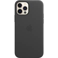 Apple iPhone 12 Pro Mobilskal Apple iPhone 12/12 Pro läderfodral med MagSafe svart