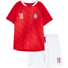 Övriga sets H&M Kid's Football kit with Print - Red/Denmark