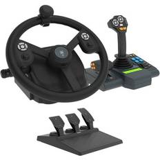 PC - Trådlös Rattar & Racingkontroller Hori Farming Vehicle Control System - Farm Sim Steering Wheel and Pedals