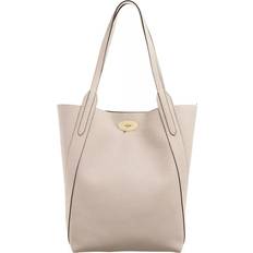 Mulberry Toteväskor Mulberry North south bayswater tote chalk heavy grain