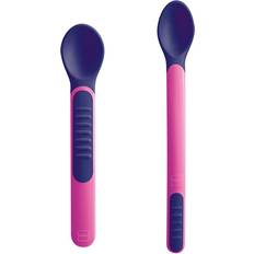 Mam Lila Barnbestick Mam Feeding Spoons & Cover spoon 6m Violet 2 pc