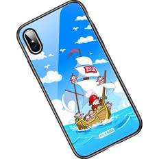 Rock Mobiltillbehör Rock iPhone XS Max Bear Pirate Ship Case m. Glasrygg