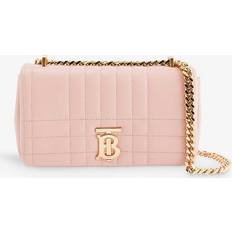 Burberry Rosa Axelremsväskor Burberry Womens Dusty Pink Lola Small Leather Shoulder bag 15x25cm