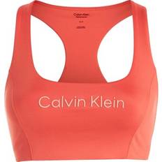 Calvin Klein Orange BH:ar Calvin Klein Impact Sports Bra RED