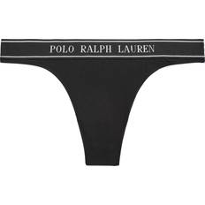 Polo Ralph Lauren Dam Underkläder Polo Ralph Lauren Mid Rise Thong Black