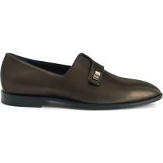 Giuseppe Zanotti Loafers Giuseppe Zanotti Marty leather loafers men Fabric/Leather/Leather Black