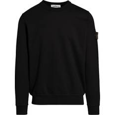 Stone Island Garment Dyed Crewneck Sweatshirt - Black