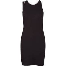 Basic Apparel Ludmilla Assymetric Dress 001 Black sort