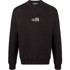 DSquared2 Herr - Sweatshirts Tröjor DSquared2 Icon cotton sweatshirt men Cotton Black