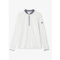 Cross T-shirts & Linnen Cross Sportswear Nostalgia Polo LS Vit