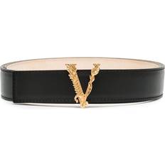 Versace Skärp Versace Virtus leather belt black 80CM