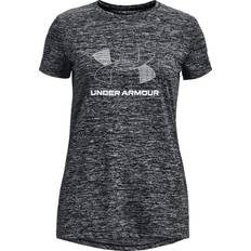 Rutiga T-shirts Under Armour Girls' Tech Twist Big Logo T-Shirt Black Black