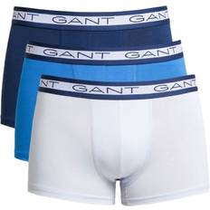 Gant Underkläder Gant 3-pack Basic Cotton Trunks Blue/White