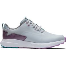 3.5 - Lila Golfskor FootJoy Golf Ladies Performa Spikeless Shoes White/Gray/Pale Purple