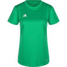Adidas Dam - Polyester - Vita T-shirts adidas Tabela 23 Jersey, t-shirt, dam TEAGRN/WHITE