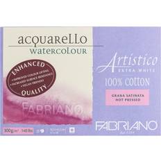 Fabriano Skiss- & Ritblock Fabriano Artistico Enhanced Watercolor Block Extra White, Hot Press, 12" x 18"
