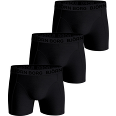 Björn Borg Boxers - Herr Kalsonger Björn Borg Cotton Stretch Boxer 3-pack Svart