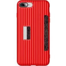 Rock Mobilfodral Rock Cover with Card Slot for iPhone 7 Plus