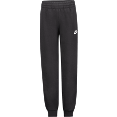 Pojkar - Träningsbyxor Barnkläder Nike Kid's Sportswear Club Fleece Joggers - Black/White (FD3008-010)