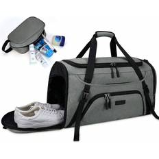 Shein Sports Bag Men Ladies Travel Bag Large 40L 55L With Shoe Compartment Wet Compartment Weekender Swim Bag Gym Bag Training Bag For Men