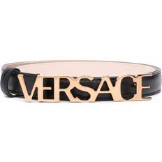 Versace Skärp Versace Logo leather belt black