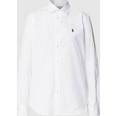 Polo Ralph Lauren Dam - Långa kjolar Överdelar Polo Ralph Lauren Charlotte Cotton Shirt White