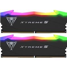 48 GB RAM minnen Patriot Viper Xtreme 5 RGB Black DDR5 8000MHz 2x24GB ECC (PVXR548G80C38K)