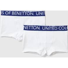 United Colors of Benetton Boxershorts United Colors of Benetton Jungen 2er Boxershorts 3op80x189 Unterwäsche-Set, Weiß 901