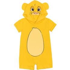 Disney Jumpsuits Barnkläder Disney Lion King Simba Toddler Boys Costume Short Sleeve Romper 4T