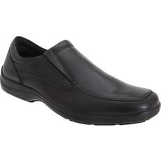 Imac Dam Skor Imac Mens Twin Gusset Casual Leather Shoes 43 EUR Black