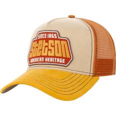 Stetson Beige - Herr Kepsar Stetson Men's Trucker Cap Hacksaw, OneSize, Yellow/Orange
