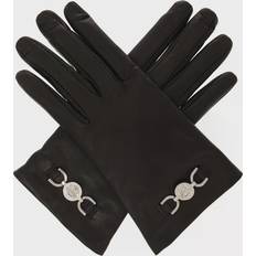 Versace Handskar & Vantar Versace Medusa leather gloves black
