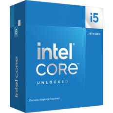 Core i5 - Intel Socket 1700 Processorer Intel Core i5-14600KF New Gaming Desktop Processor 14 cores 6 P-cores 8 E-cores Unlocked