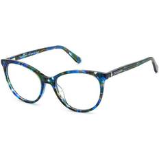 Unisex - runda Glasögon & Läsglasögon Juicy Couture Sunglasses Unisex-Vuxen, Jbw/17 Blå Havana