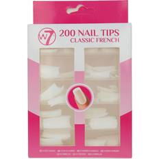 W7 Tippar W7 Nail Tips Classic French contains 200 Nail Tips