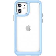 MTP Products Apple iPhone 12 Pro Mobilskal MTP Products Outer Space Fodral för iPhone 12 hårt skal med gelram blå