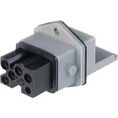 Hirschmann 931 694-106-1 Mains connector STAKEI Socket, vertical vertical Total number of pins: 5 PE 16 A Grey 1 pcs
