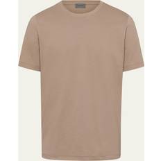 Hanro Överdelar Hanro Mens Ash Regular-fit Short-sleeve Cotton-jersey T-shirt