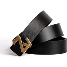 Zadig & Voltaire Skärp Zadig & Voltaire Womens Noir ZV Initiale Leather Belt