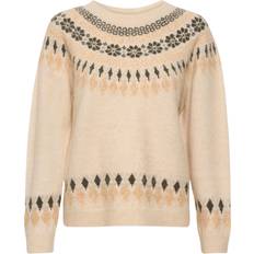 Cream Dam Tröjor Cream Crcherry Knit Pullover Dam Sweaters